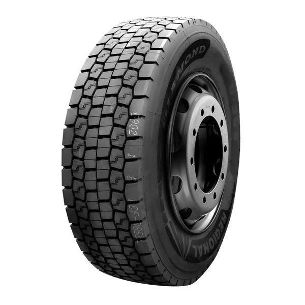 Neumático para camión o bus WANLI D385 20/L DIAMOND 315/80  Aro R22.5